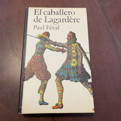 Portada del libro de El caballero de Lagardère