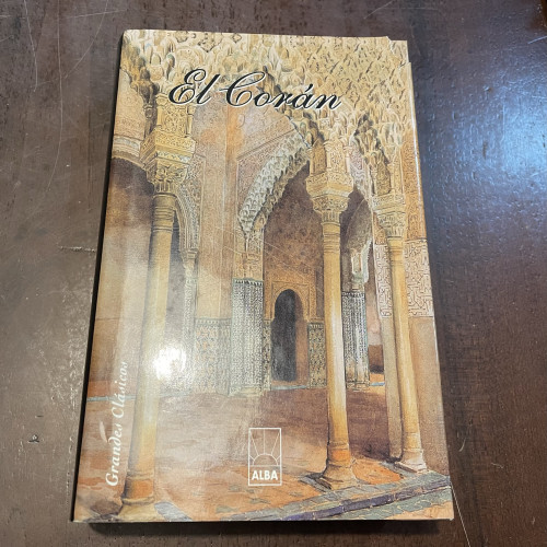Portada del libro de El Corán