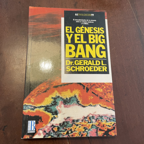 Portada del libro de El génesis y el Big Bang