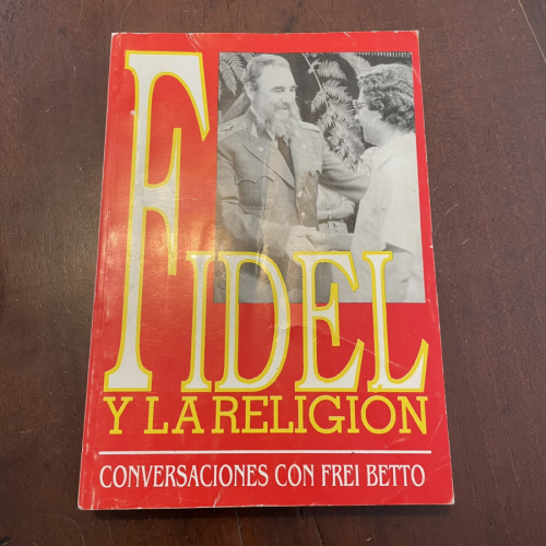 Portada del libro de Fidel y la religión