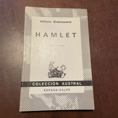 Portada del libro de Hamlet