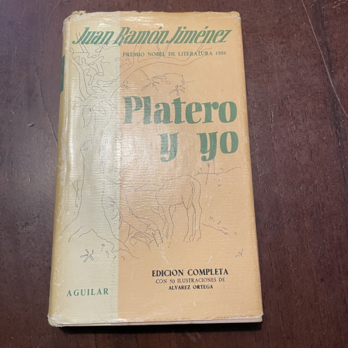 Portada del libro de Platero y yo