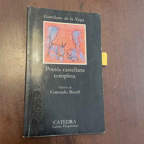 Portada del libro de Poesía castellana completa