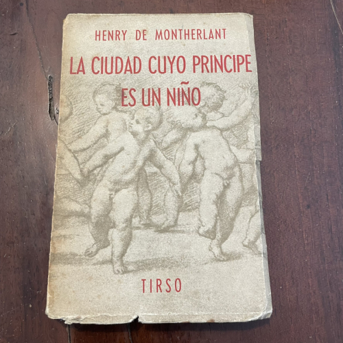 Portada del libro de La ciudad cuyo príncipe es un niño