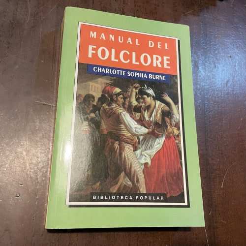 Portada del libro de Manual del folclore