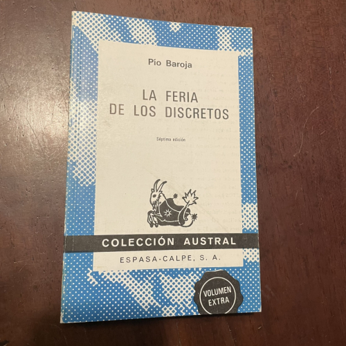 Portada del libro de La feria de los discretos