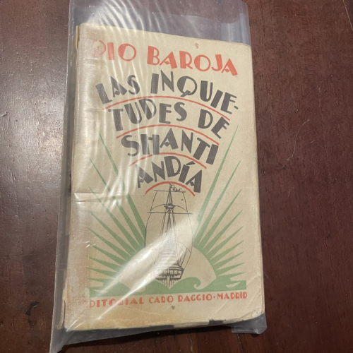 Portada del libro de Las inquietudes de Shanti Andía