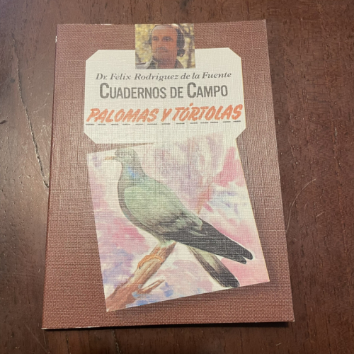 Portada del libro de Cuadernos de campo. Palomas y tórtolas