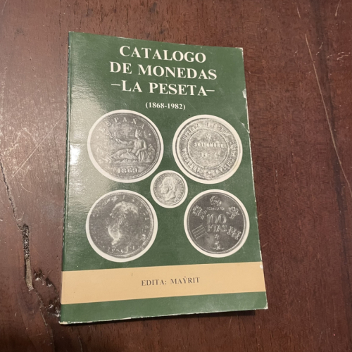 Portada del libro Catálogo de monedas. La peseta 1868-1982