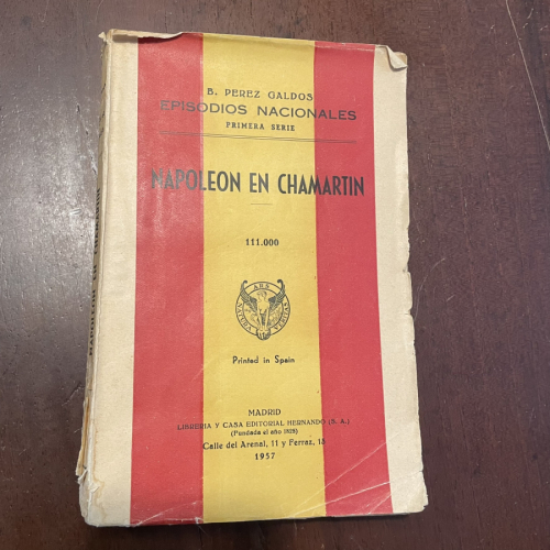 Portada del libro de Napoleón en Chamartín