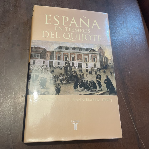 Portada del libro de España en tiempos del Quijote