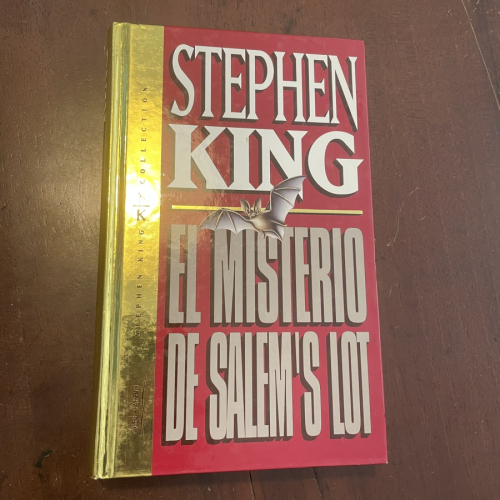 Portada del libro de El misterio de Salem's Lot