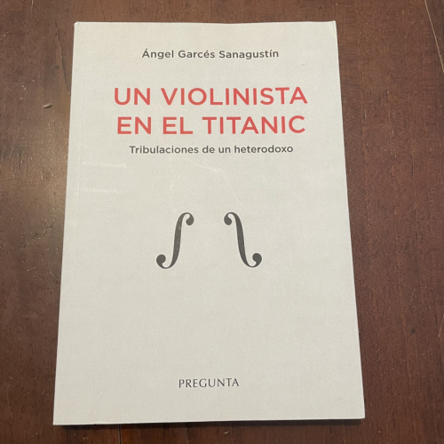 Portada del libro de Un violinista en el Titanic