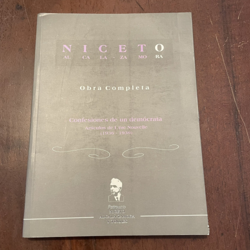 Portada del libro de Obra completa. Confesiones de un demócrata