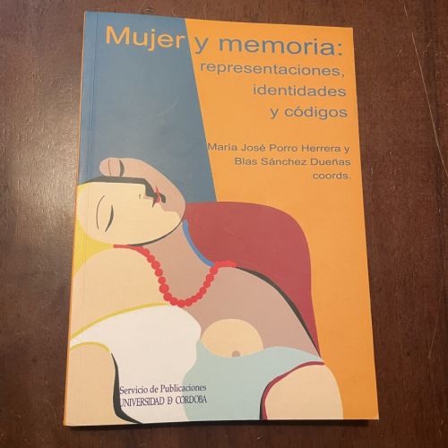 Portada del libro de Mujer y memoria: representaciones, identidades y códigos