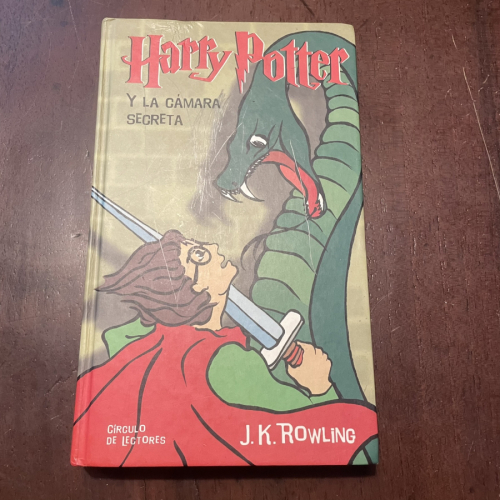 Portada del libro de Harry Potter y la cámara secreta