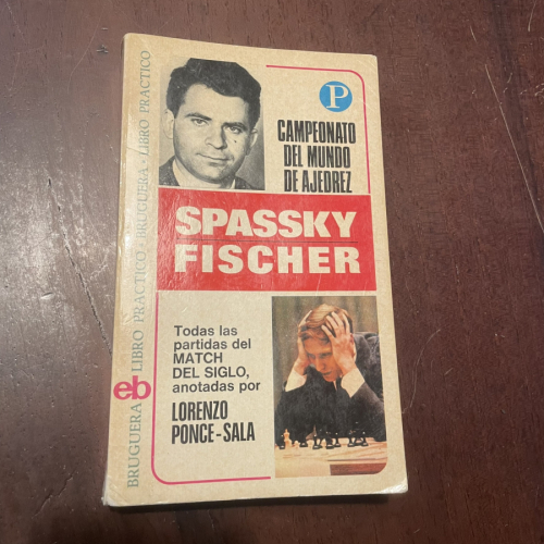 Portada del libro de Spassky Fischer (spanish)