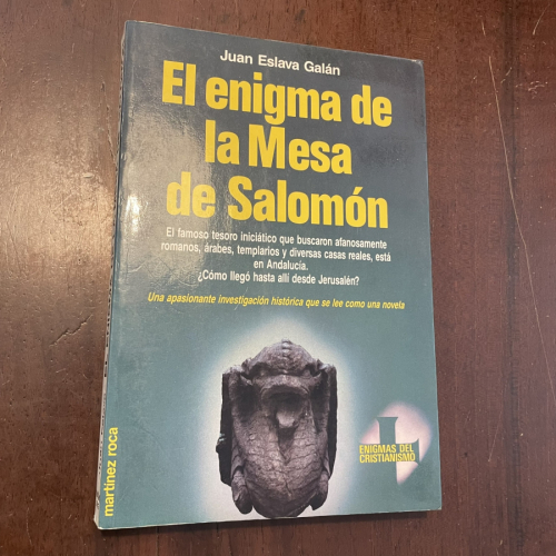 Portada del libro de El enigma de la Mesa de Salomón