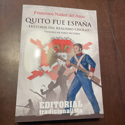 Portada del libro de Quito fue España