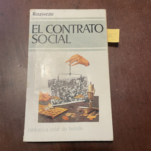 Portada del libro de El contrato social