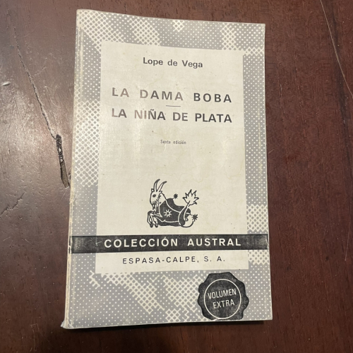 Portada del libro de La dama boba. La niña de plata