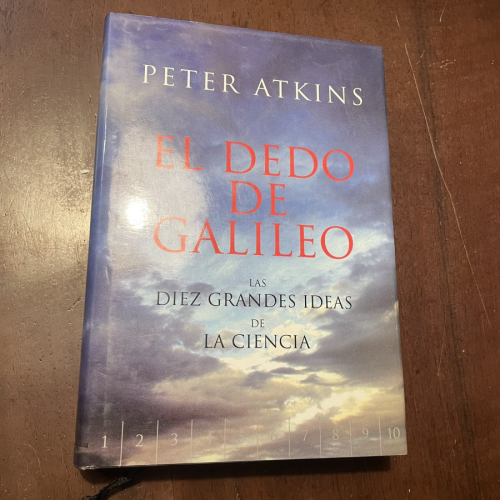 Portada del libro de El dedo de Galileo