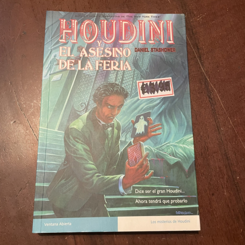 Portada del libro de Houdini y el asesino de la feria