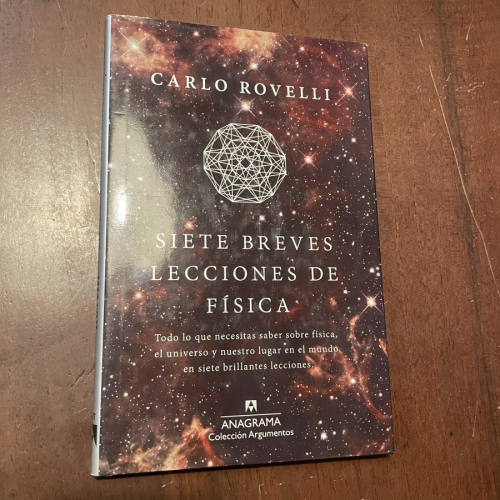 Portada del libro de Siete breves lecciones de física