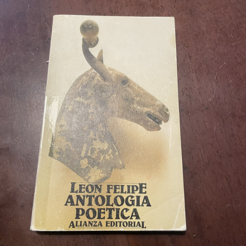 Portada del libro de Antología poética