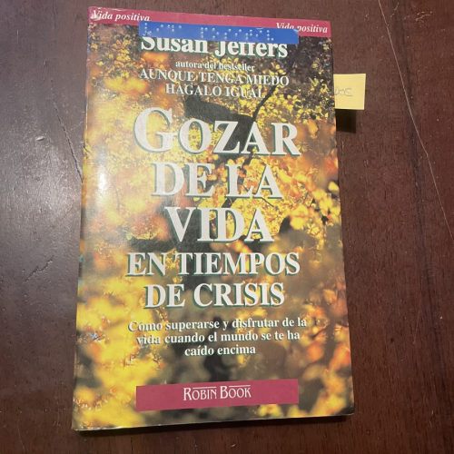 Portada del libro de Gozar de la vida en tiempos de crisis