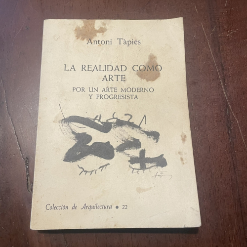 Portada del libro de La realidad como arte