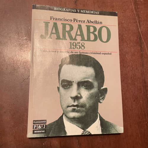 Portada del libro de Jarabo/1958