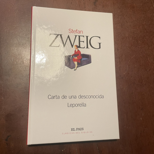 Portada del libro de Carta de una desconocida. Leporella