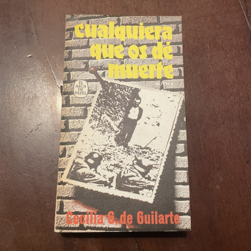 Portada del libro de Cualquiera que os dé muerte