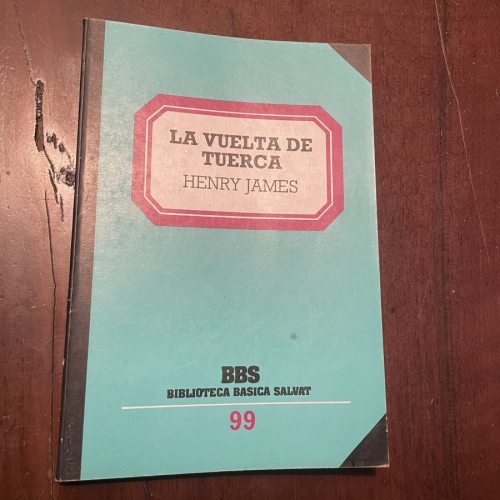 Portada del libro de La vuelta de tuerca