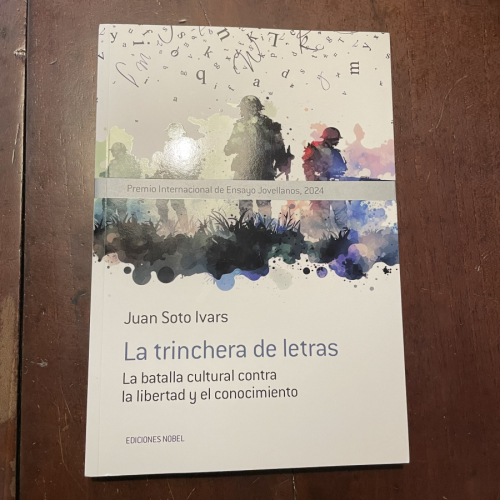 Portada del libro de La trinchera de letras