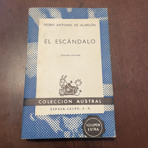 Portada del libro de El escándalo