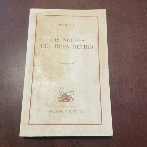 Portada del libro de Las noches del buen retiro