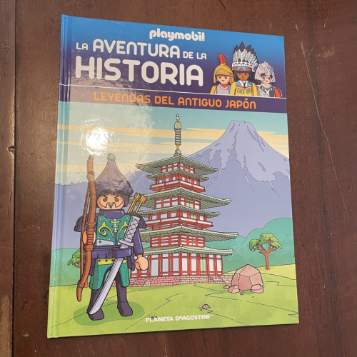 Portada del libro de Leyendas del antiguo Japón. Playmobil