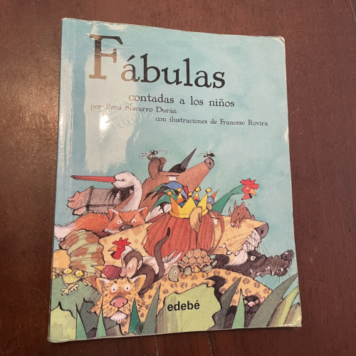 Portada del libro de Fábulas contadas a los niños