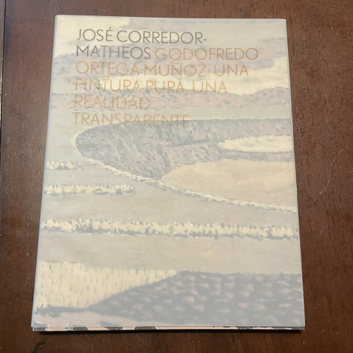 Portada del libro de Godofredo Ortega Muñoz: Una pintura pura, una realidad transparente