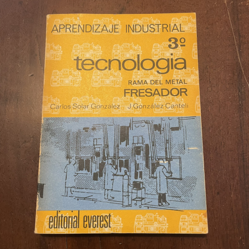 Portada del libro de Aprendizaje industrial. Fresador