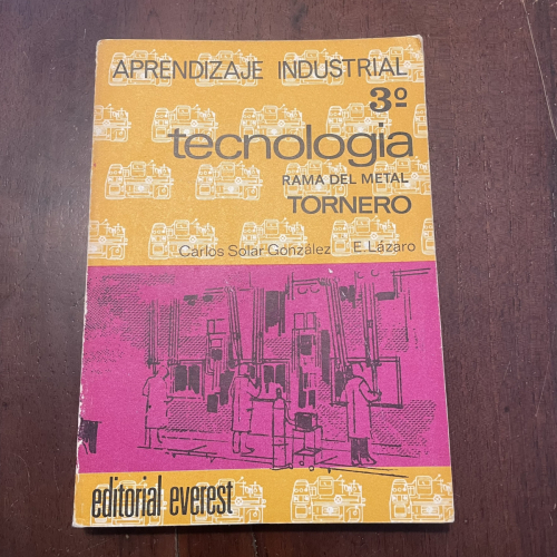 Portada del libro de Aprendizaje industrial. Tornero