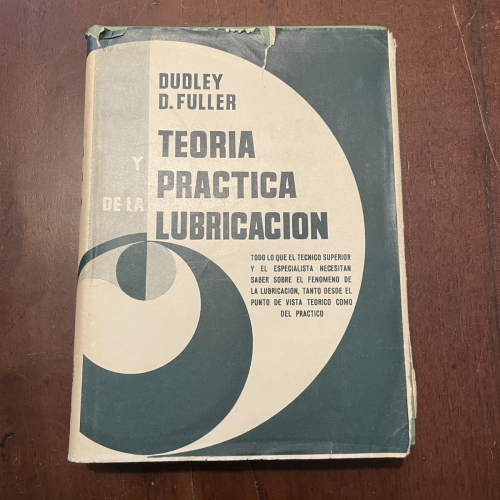 Portada del libro de Teoría y práctica de la lubricación