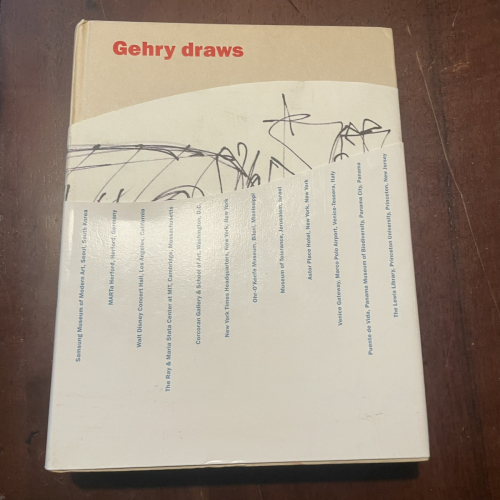 Portada del libro de Gehry draws (english)