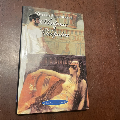 Portada del libro de Antonio y Cleopatra