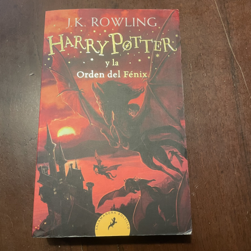 Portada del libro de Harry Potter y la Orden del Fénix