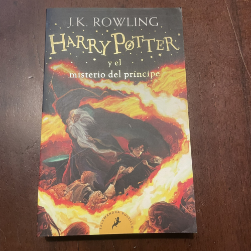 Portada del libro de Harry Potter y el misterio del príncipe