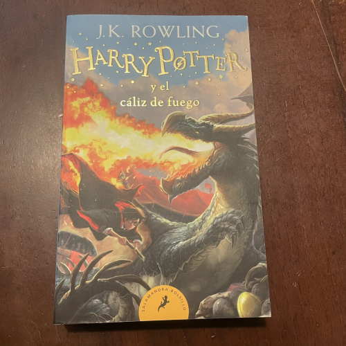 Portada del libro de Harry Potter y el cáliz de fuego