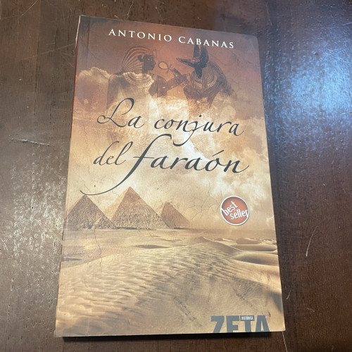 Portada del libro de La conjura del faraón